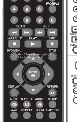 Manufacturer Silicone Button Silicone Button For TV Remote Control 38 Buttons