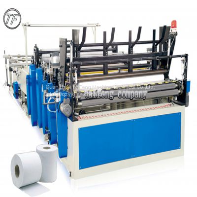 New Style Fully Automatic machines for small businesses Toilet Tissue Paper Roll Making Machine Production Line