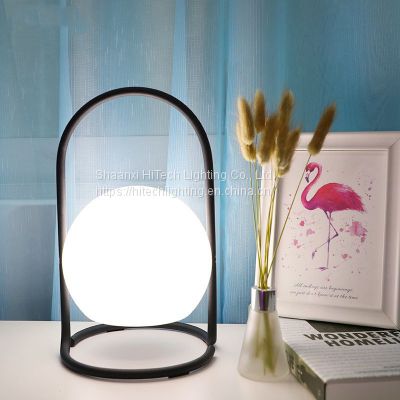 Portable USB Rechargeable Table Lamp 16 Color Change With Remote Control Glowing LED Square Ball Night light
