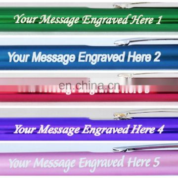 Personalised Pen with your message Laser Engraved Promotional Gift High Quality AP007