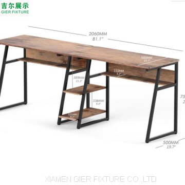 Furniture Wooden Style Metal Frame Home Office Study Computer Desk Wholesale
