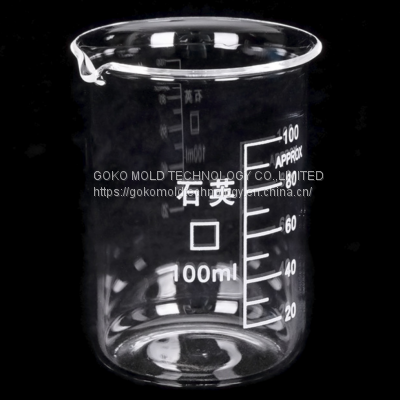 Quartz material beaker high type low type 5ml~50ml high quality quartz glass laboratory ware