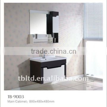 cheap bathroom vanity with mirror and basin,plastic bathroom cabinet for bathroom design