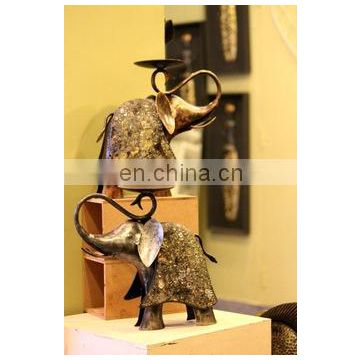 Indian Table Decorations | Table Decor Elephant With Candel Stand