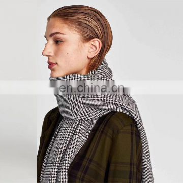 wholesale new style fashion shawl winter warm acrylic blanket women cashmere merino wool scarf