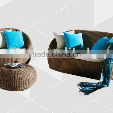 PE outdoor sofa /garden sofa set/rattan sofa set