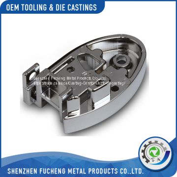 Customised polished chrome zinc die casting parts