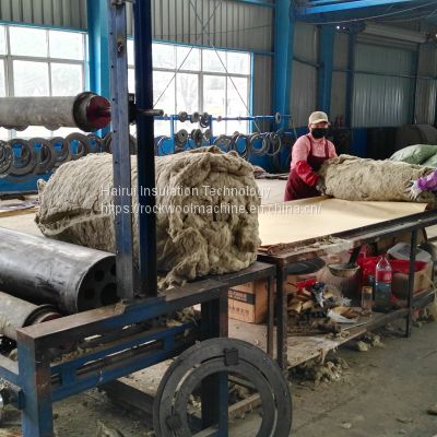 Rockwool Pipe Rolling and Making Production Line