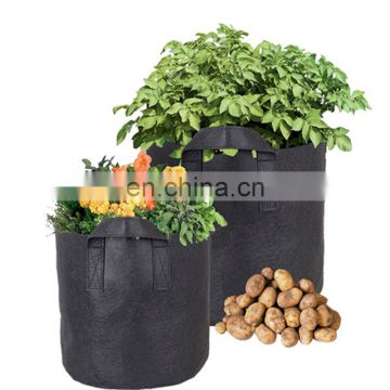 Amazon Hot Sale Greenhouse Potato Mushroom Tomato Growing Plant Fabric Grow Bags For Vegetable