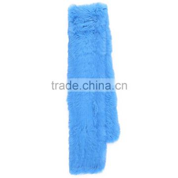 SJ608-01 Wholesale and Retail Top Quality Cheap Knitted Scarf with Fur