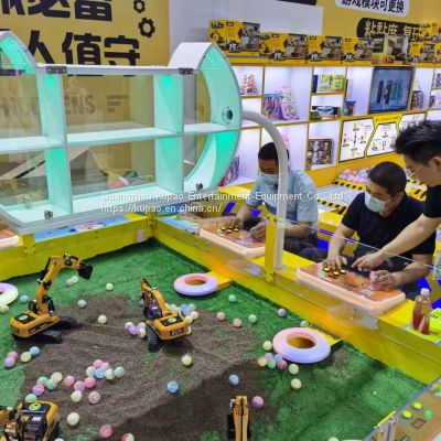 Amusement Park Revenue Project Children's Excavator Amusement Equipment Indoor Coin Game Machine