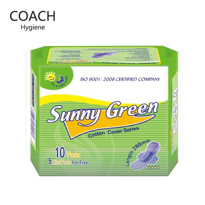 Sunny Girl Cheap Soft Comfortable Women Sanitary Pads Breathable High Quality Sanitary Napkins for Lady Sanitary Napkin Factory From China Suppliers