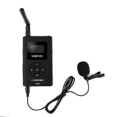 NIORFNIO T300M portable FM FM transmitter TF card plays conference broadcasts