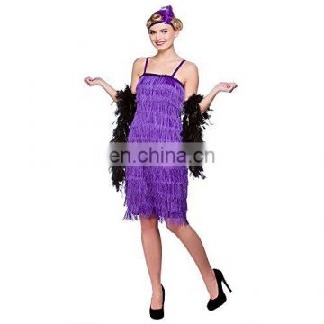 Leading China Factory Sexy Flapper Carnival Costume Womens Costume AGC060