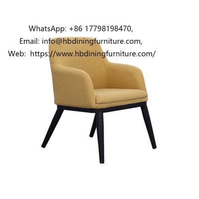 Upholstered single armrest sofa chair