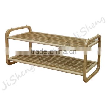 wholesale wooden bamboo custom shoe rack