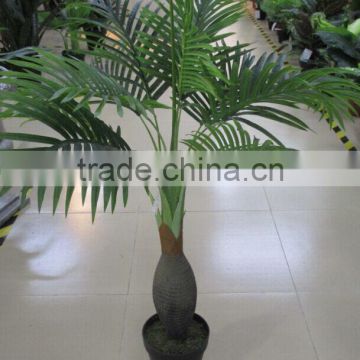 SJA07 artificial green mini palm bonsai plants for sale