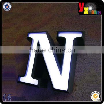 Customized Acrylic alphabet letter, Full color lighting outdoor LED open sign