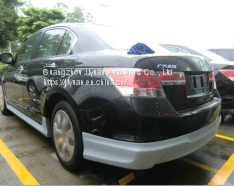 The Honda Accord car encloses the 11-13 Eightgen Accord Front and rear spoiler skirt, and the eightgen accord bumper lower lip