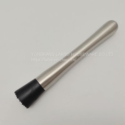 8 Inch Stainless Steel Cocktail Bar Ice Muddler Home Bar Tool Wholesale Price