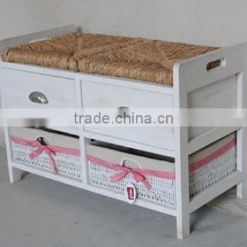 New design Solid Wood Straw Cabinet