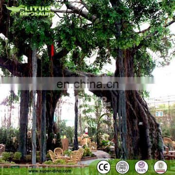 Ecological Garden Canteen Decoration Simulation Plant of Artificial Banyan Tree for Sale