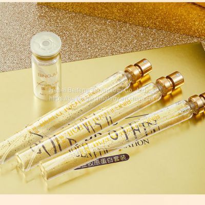 Bingju Gold Collagen Thread Carving Set Golden Protein Line Thread Lift Gold Protein Line Face Care Firming Lifting Serum