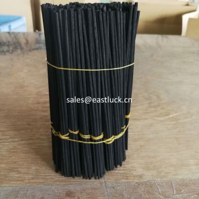 Dyed black Diffuser Reeds, round rattan core sticks