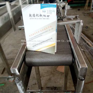 Biscuit mesh belt manufacturer herringbone net belt conveyor line