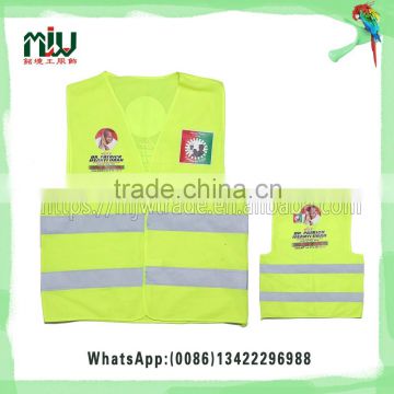 Leader Reflective Vest With Logo Custom For Election Campaign