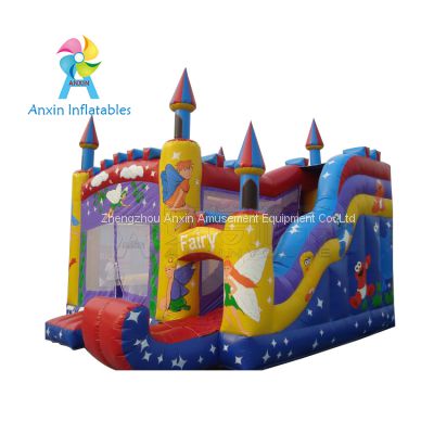AX-IC-21006 Inflatable castle carnival bounce jumping castle combo for kids