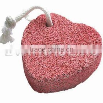 FA0012 most popular new design red heart shape pumice stone                        
                                                Quality Choice