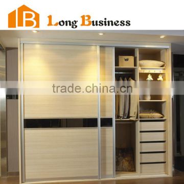 2015 HOT Selling New products made in China double color wardrobe design furniture bedroom