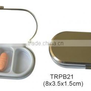 Wallet Pill Box With Mirror