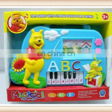 cartoon baby organ toy, mini kids toys plastic musical instruments