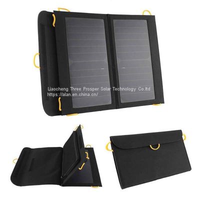 18W solar folding bag mobile phone charging integrated laminated ETFE solar folding bag