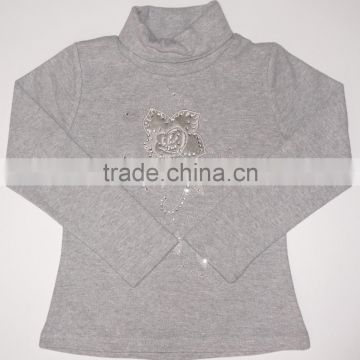 Anti-Shrink Pure Cotton Long Sleeve Children Base Shirt