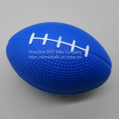 Pu Foam  Rugby ball Anti Stress Ball – Soft and Squishy Rugby pu foam ball
