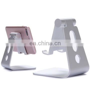 Portable aluminium desk stand mobile phone holder ,tablet holder