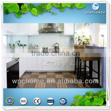 wpc plastic decking tile for kitchen