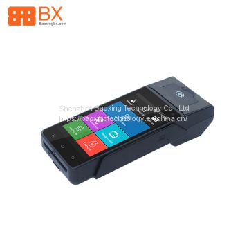 5 inch smart handheld android pos terminal with thermal receipt