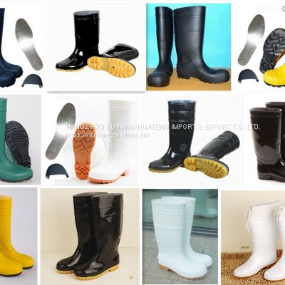 Outdoor Working rain boots,Safety Work boots,Waterproof  rain boot,Yellow Outdoor Work boots,Cheap safety boots china