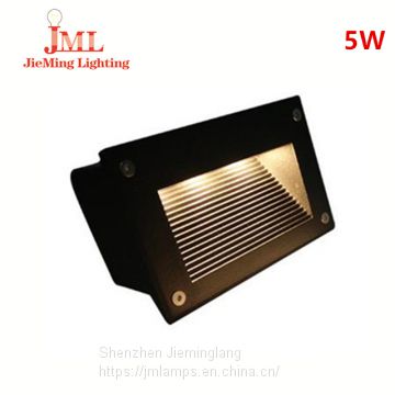 High luminous 5W square recessed wall mounted LED stair step light leds  JML-OWL-A05W