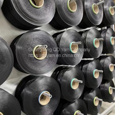 Cheap polypropylene multifilament recycled yarn Factory black color 900 denier FDY Recycle PP Yarn