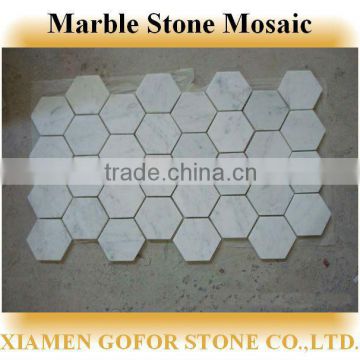 hexagon mosaic floor tiles