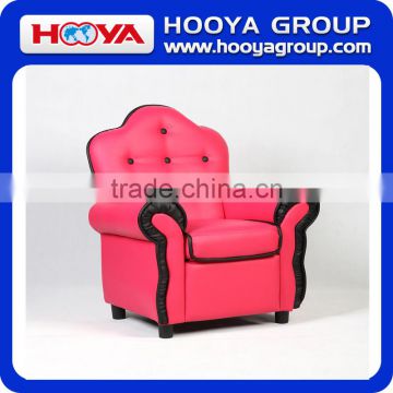 Kids Sofa- black/orange/pink, size:W63 D57 H77,material: jacquard lattice velvet+sponge+crude wood