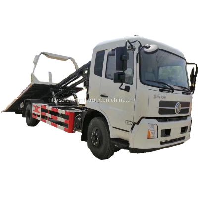 china wrecker towing truck 8ton Dongfeng KINGRUN 4x2 4x4 long bed tow truck