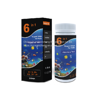 water test strips for Aquarium 6 In1 100 strips