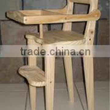 Promotional All Wood Folding Baby High Chair