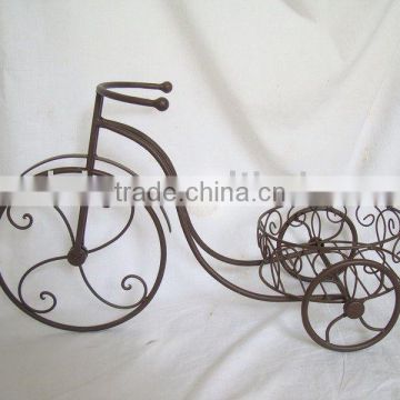 metal bicycle plant holder